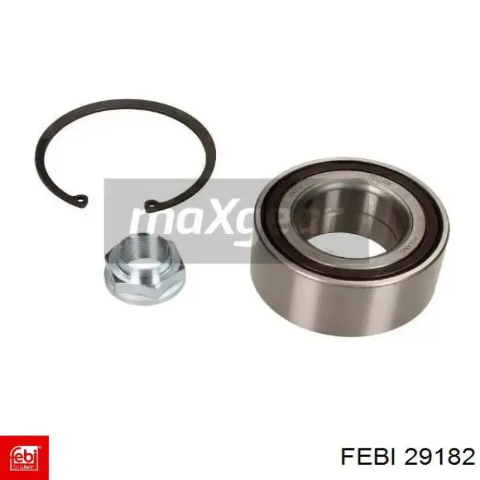 Комплект підшипник маточини передньої Febi 29182 ціна, від 28.29 USD