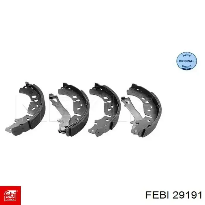 Колодки гальмові задні, барабанні Febi 29191 ціна, від 25.14 USD