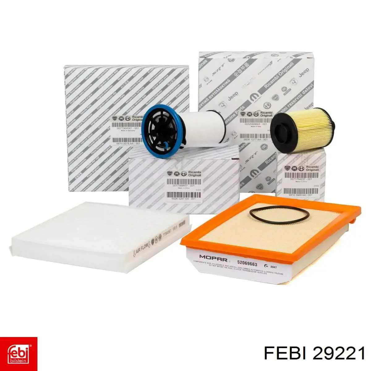 Купити 29221 Febi Фільтр салону вугільний