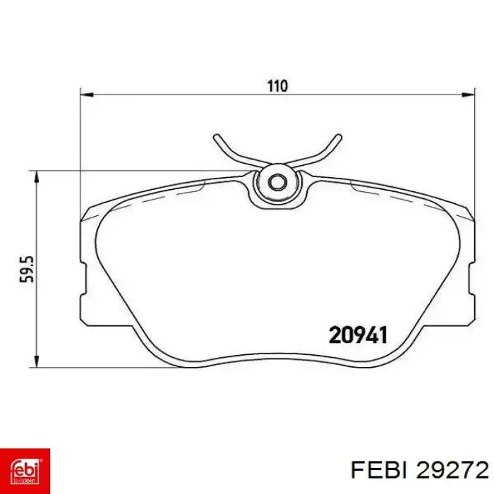Купити 29272 Febi Рульовий наконечник