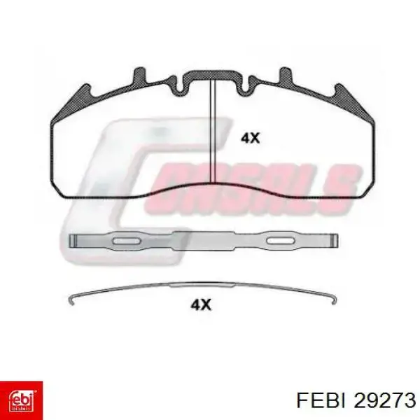Наконечник рульовий Febi 29273 ціна, від 10.26 USD