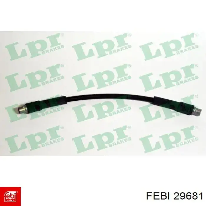 Шланг гальмівний передній Febi 29681 ціна, від 8.92 USD
