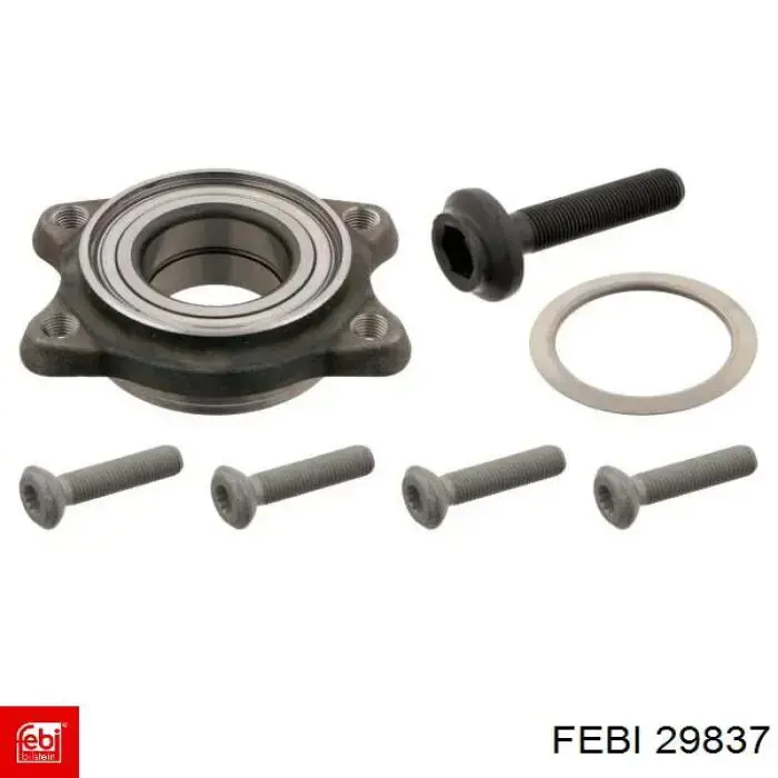 Підшипник маточини передньої/задньої Febi 29837 ціна, від 38.99 USD
