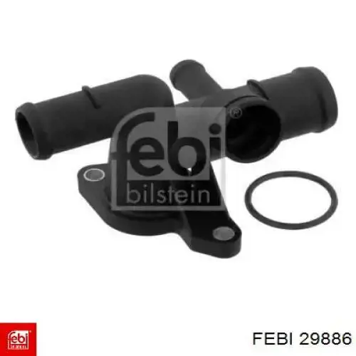 Фланець системи охолодження (трійник) Febi 29886 ціна, від 4.15 USD