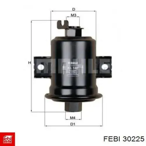 Наконечник рульовий Febi 30225 ціна, від 16.03 USD