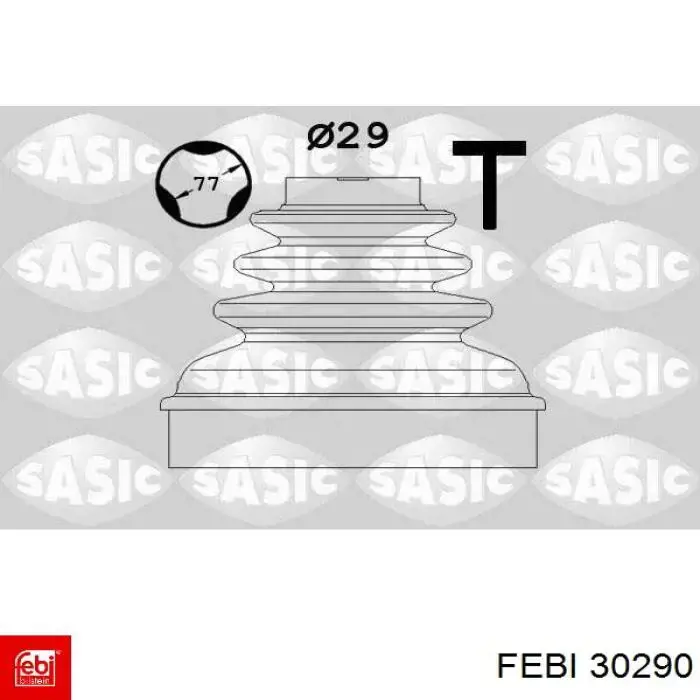 30290 Febi Ролик приводного ременя, паразитний