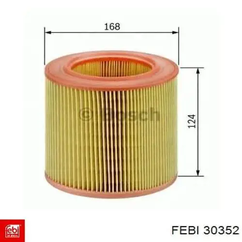 Елемент повітряного фільтра Febi 30352 ціна, від 4.96 USD