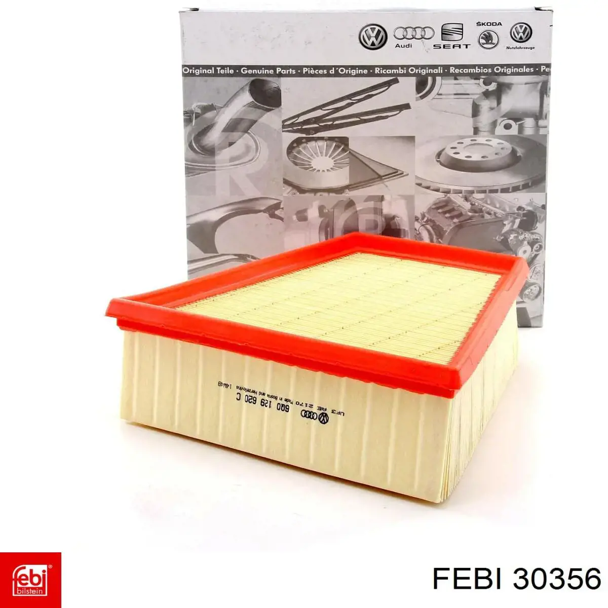 Елемент повітряного фільтра Febi 30356 ціна, від 7.32 USD