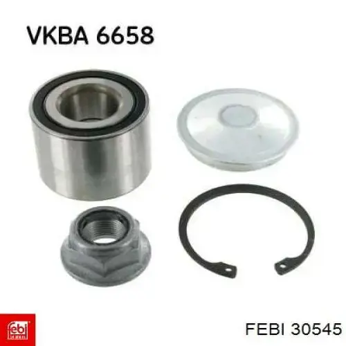 Підшипник задньої ступиці 30545 Febi