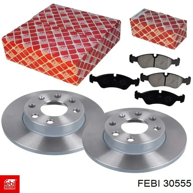 Купити 30555 Febi Диск заднього гальма