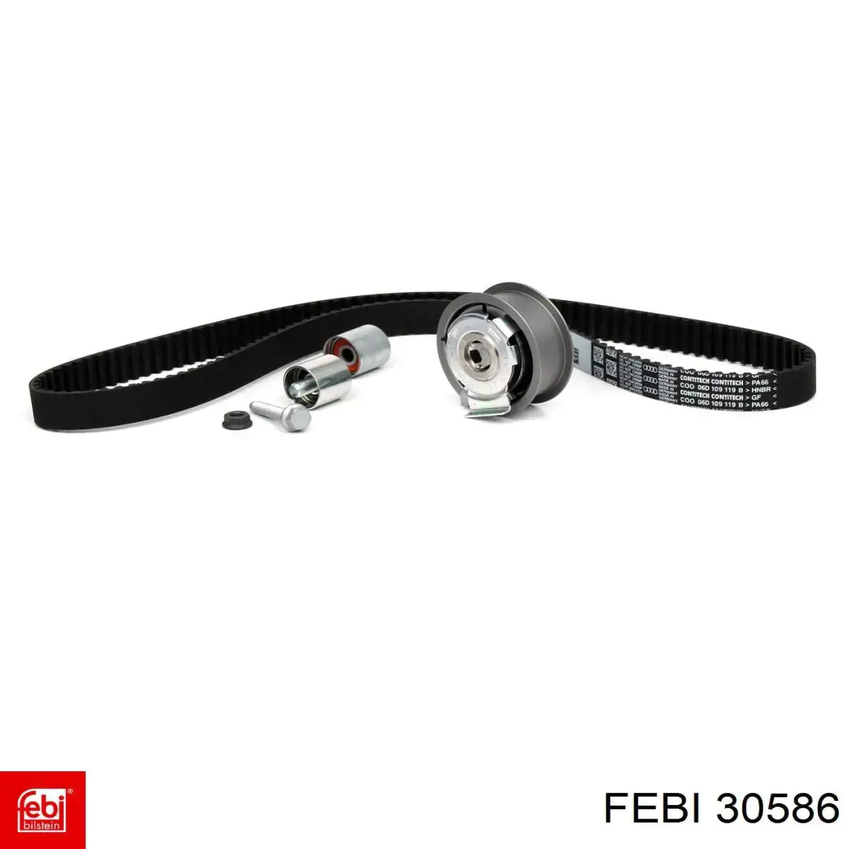 30586 Febi Ремінь ГРМ, комплект