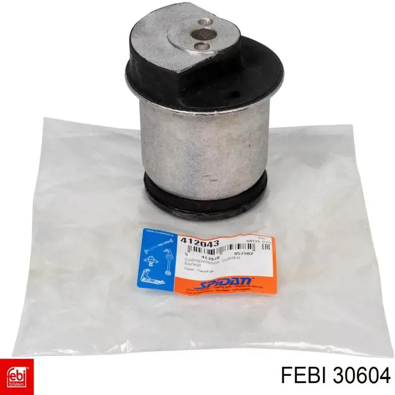 Сайлентблок задньої балки/підрамника Febi 30604 ціна, від 20.49 USD