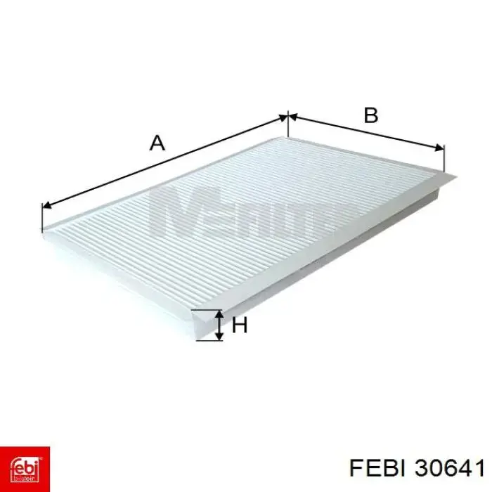 Повітряний фільтр салону Febi 30641
