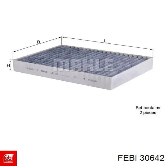 Фільтр салону 30642 Febi