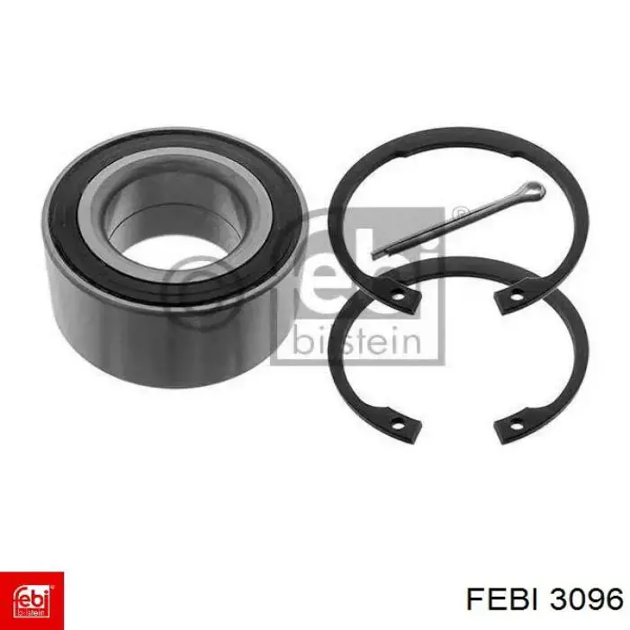 Комплект підшипник маточини передньої Febi 3096 ціна, від 12.82 USD
