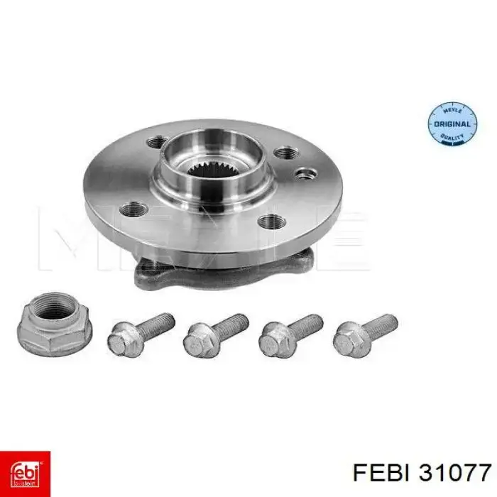 Маточина колеса передня Febi 31077 ціна, від 77.93 USD