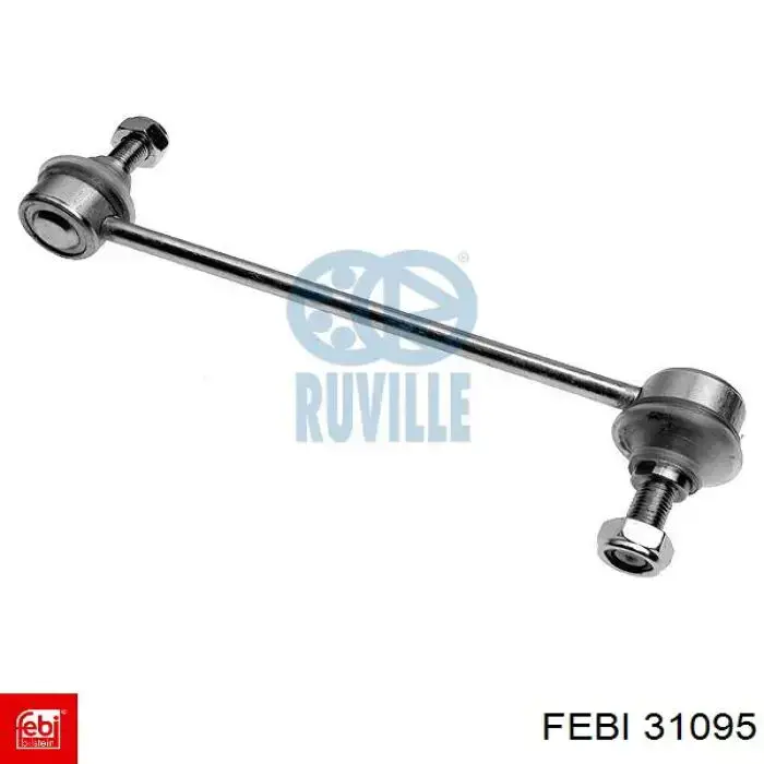 Лінк стабілізатора, заднього Febi 31095 ціна, від 8.51 USD