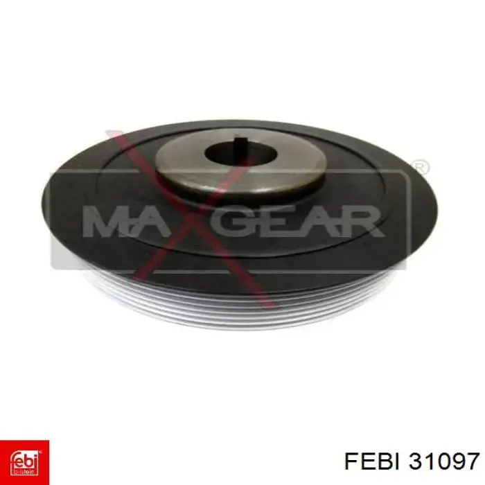 Шків колінвала (демпфер ) Febi 31097 ціна, від 48.75 USD