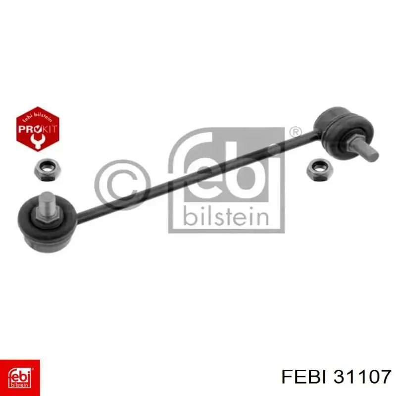 Тяжка стабілізатора, переднього, ліва Febi 31107 ціна, від 6.48 USD