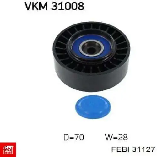 Подушка (опора) двигуна, задня Febi 31127 ціна, від 36.26 USD