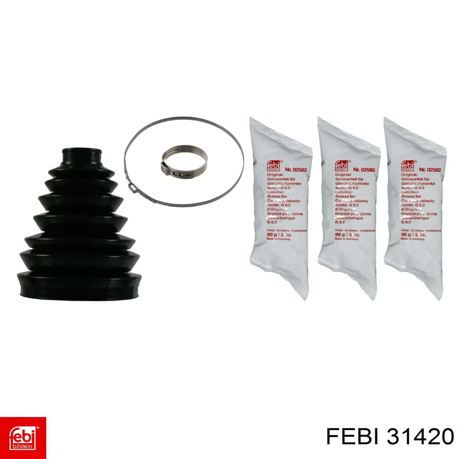 Подушка (опора) двигуна, нижня Febi 31420 ціна, від 52.43 USD