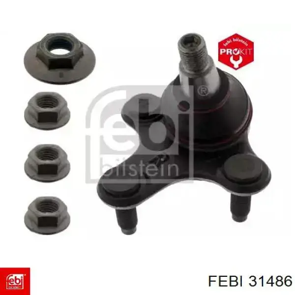 Купити 31486 Febi Кульова опора, нижня, права