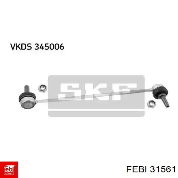 Стійка стабілізатора переднього 31561 Febi