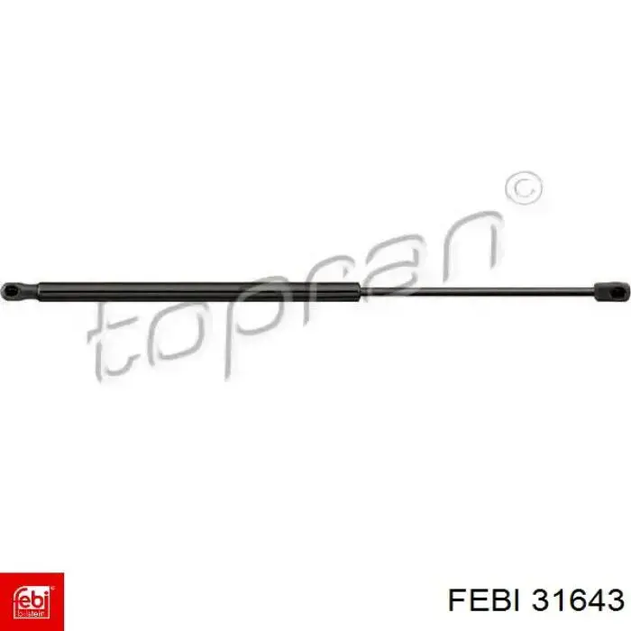 Амортизатор багажника 31643 Febi