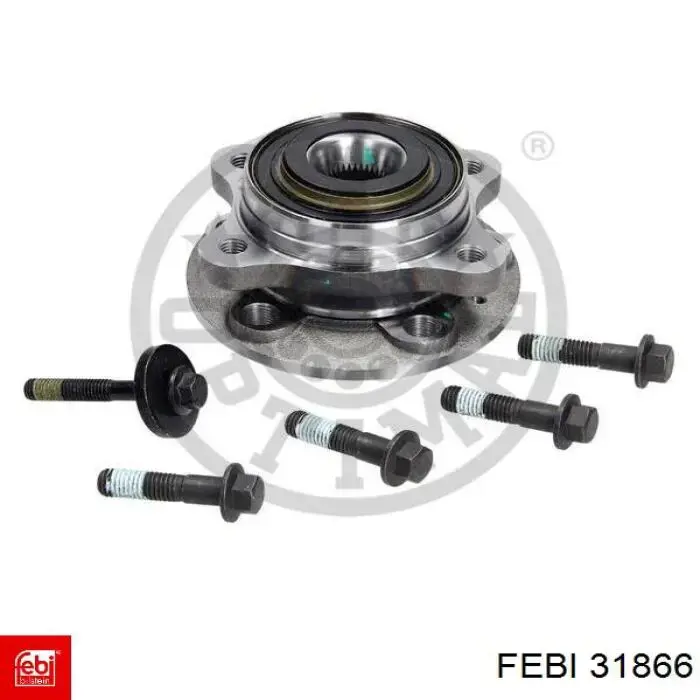 Маточина колеса передня Febi 31866 ціна, від 73.13 USD