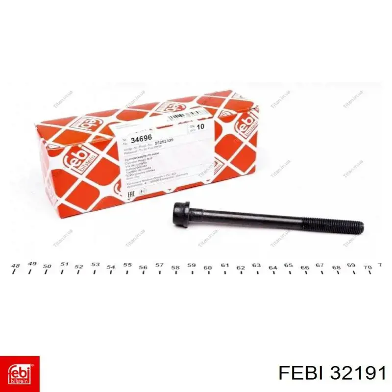 Шків колінвала (демпфер ) Febi 32191 ціна, від 35.43 USD