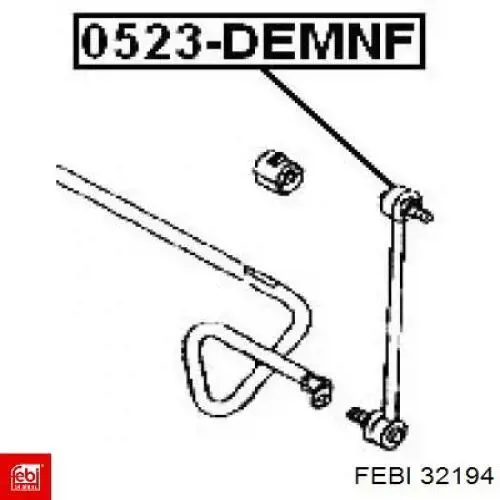 Амортизаційна стійка Febi 32194 ціна, від 11.99 USD