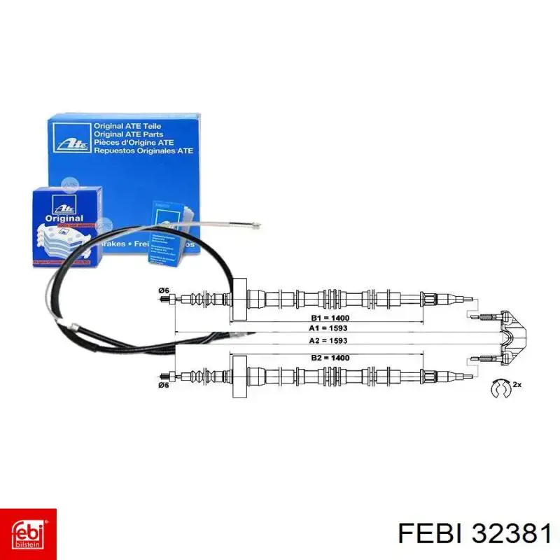 1315306080 ZF Parts Вісь вилки зчеплення