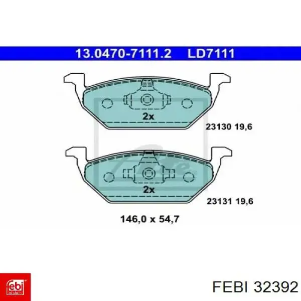 Кільце АБС (ABS) 32392 Febi