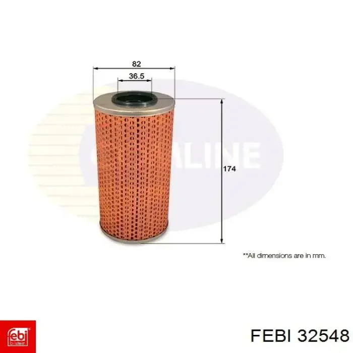 Фільтр масляний Febi 32548