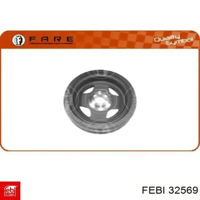 Шків колінвала 32569 Febi