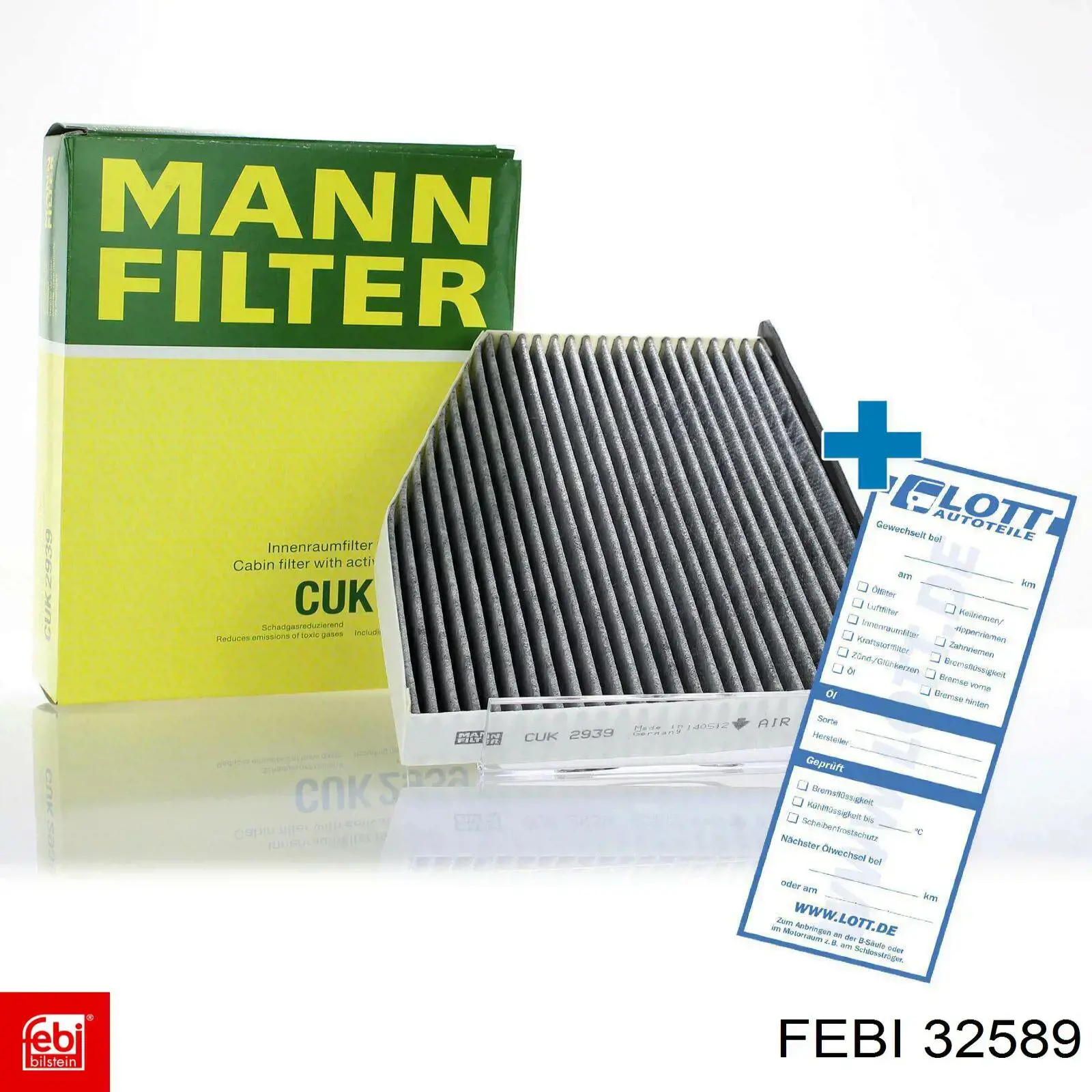 Купити 32589 Febi Фільтр салону вугільний