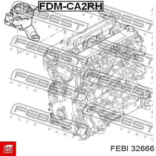 Купити 1436993 Ford Подушка (опора) двигуна, права