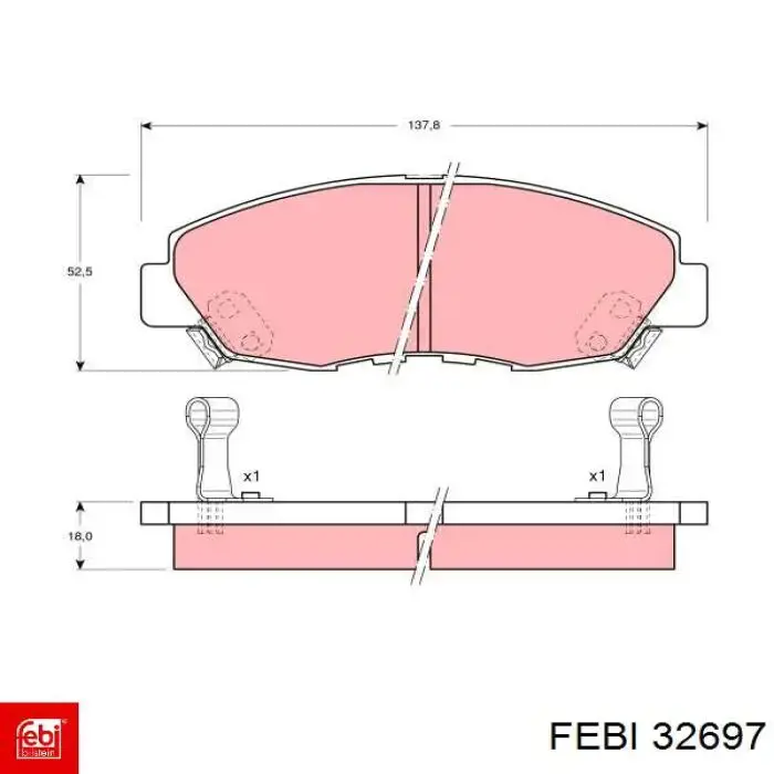 Заспокоювач ланцюга ГРМ Febi 32697 ціна, від 10.52 USD