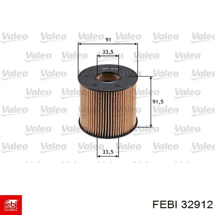 Купити 32912 Febi Фільтр очищення масла відцентровий