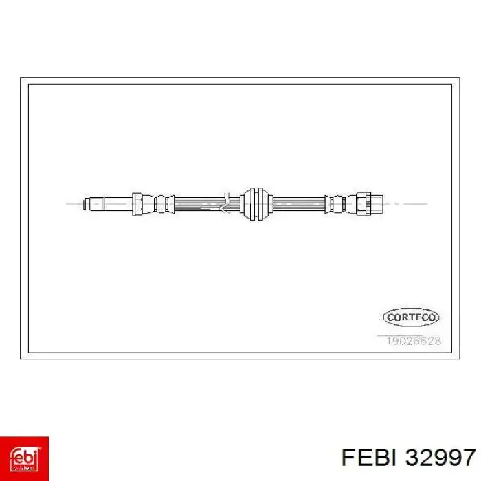 Подушка (опора) двигуна, задня Febi 32997 ціна, від 18.01 USD
