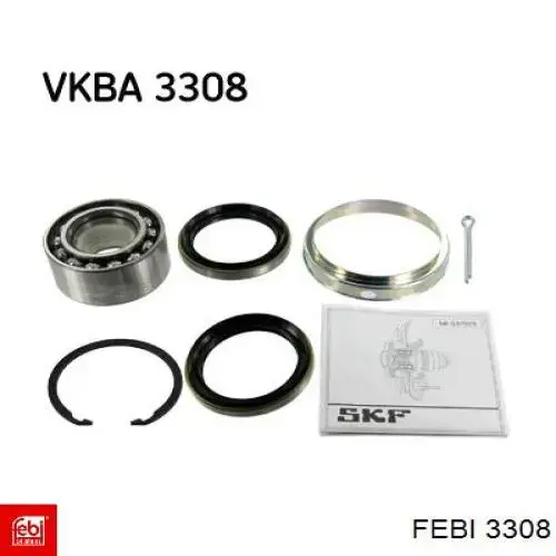 Пильник рульової рейки 3308 Febi