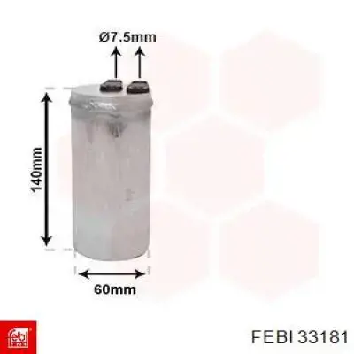Ролик приводного ременя, паразитний 33181 Febi