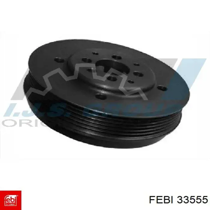 Шків колінвала (демпфер ) Febi 33555 ціна, від 17.74 USD
