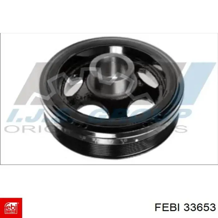 Шків колінвала (демпфер ) Febi 33653 ціна, від 63.35 USD