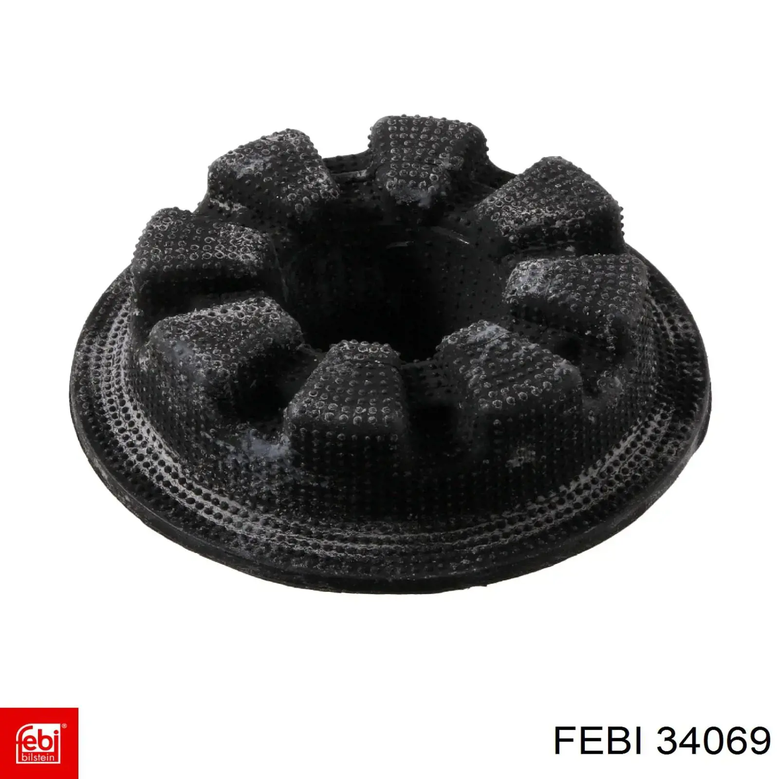 Купити 34069 Febi Проставка (гумове кільце) пружини задньої, верхня