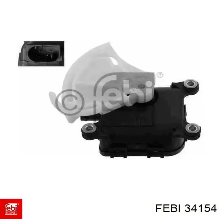 Купити 34154 Febi Двигун заслінки рециркуляції повітря