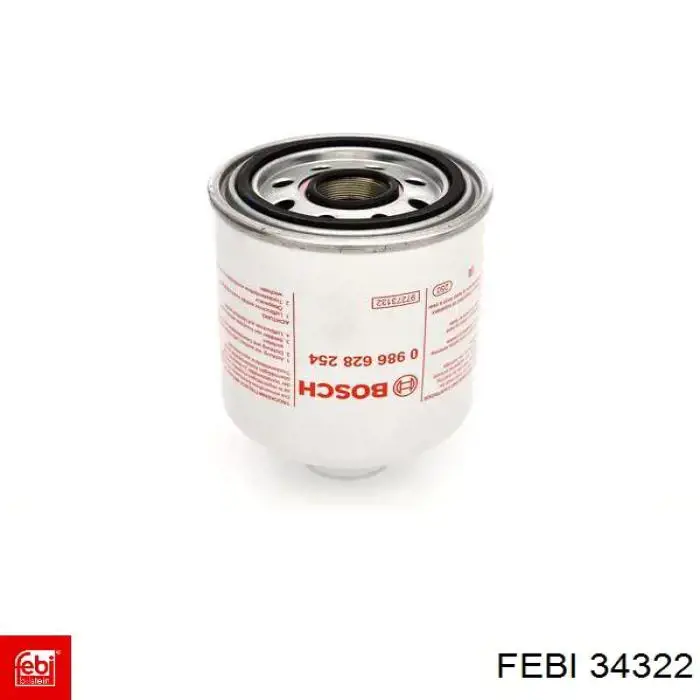34322 Febi фільтр осушувача повітря (вологомастиловідділювача (TRUCK))