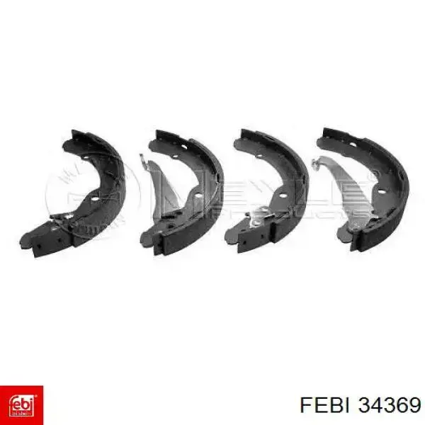 34369 Febi Колодки гальмівні задні, барабанні
