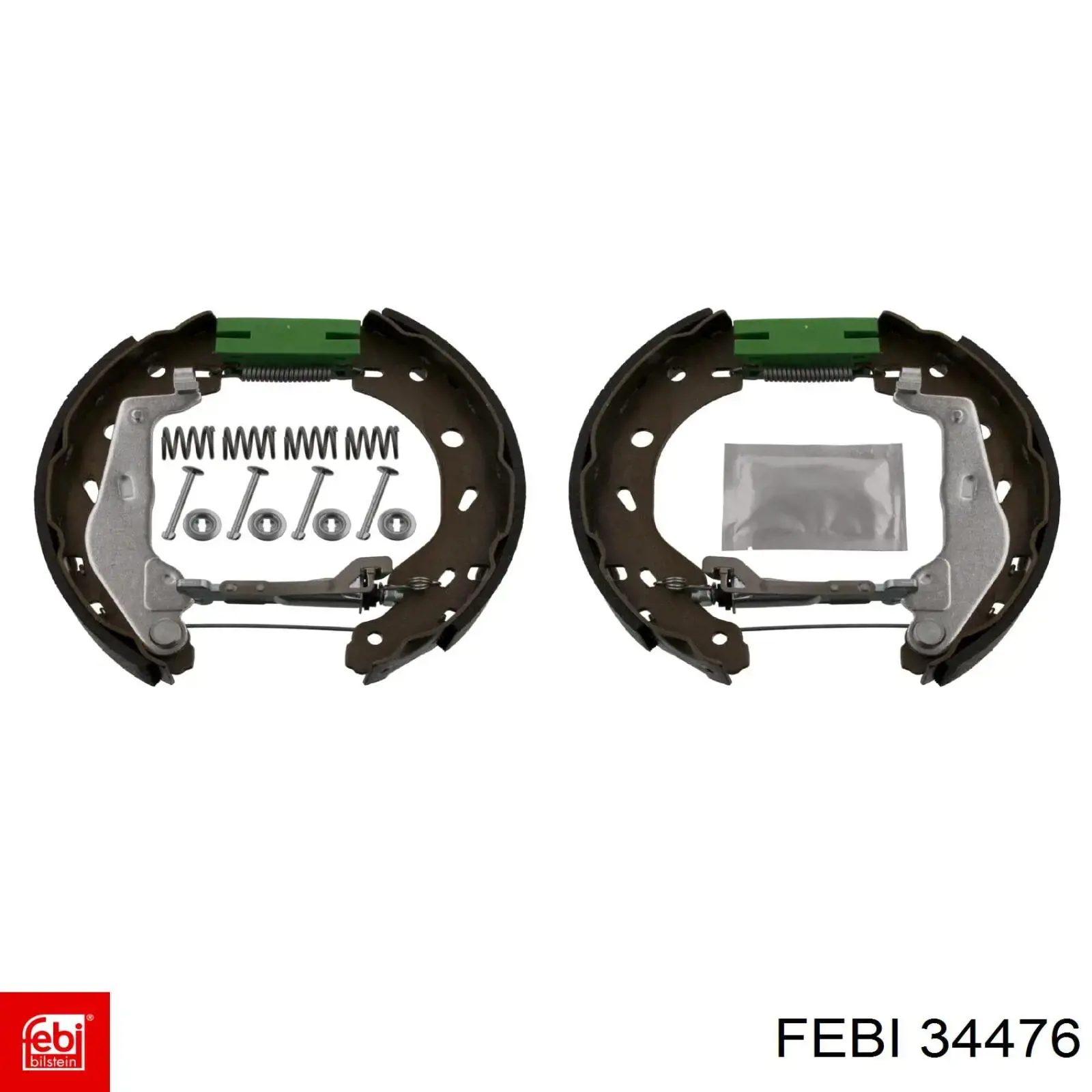 Колодки гальмові задні, барабанні 34476 Febi