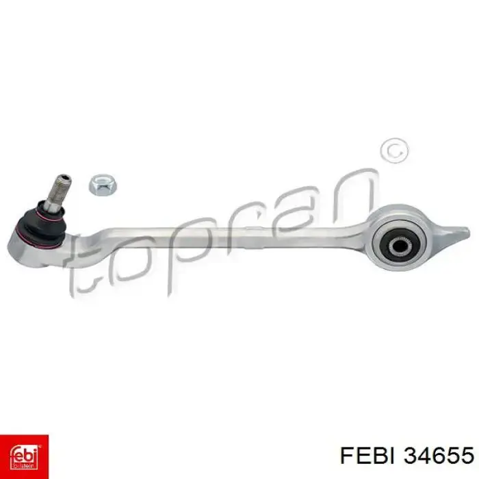 Важіль передній лівий Febi 34655 ціна, від 39.42 USD